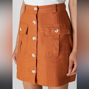 Whistles button down skirt